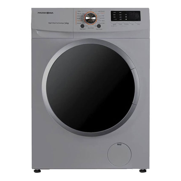 ماشین لباسشویی پاکشوما 20800 این دستگاه 8 کیلو ظرفیت دارد بنابراین این قابلیت که در مراحل مختلف شستشو حجم زیادی از انواع لباس ها ملحفه وغیره را بطور کامل شسته و خشک کنه